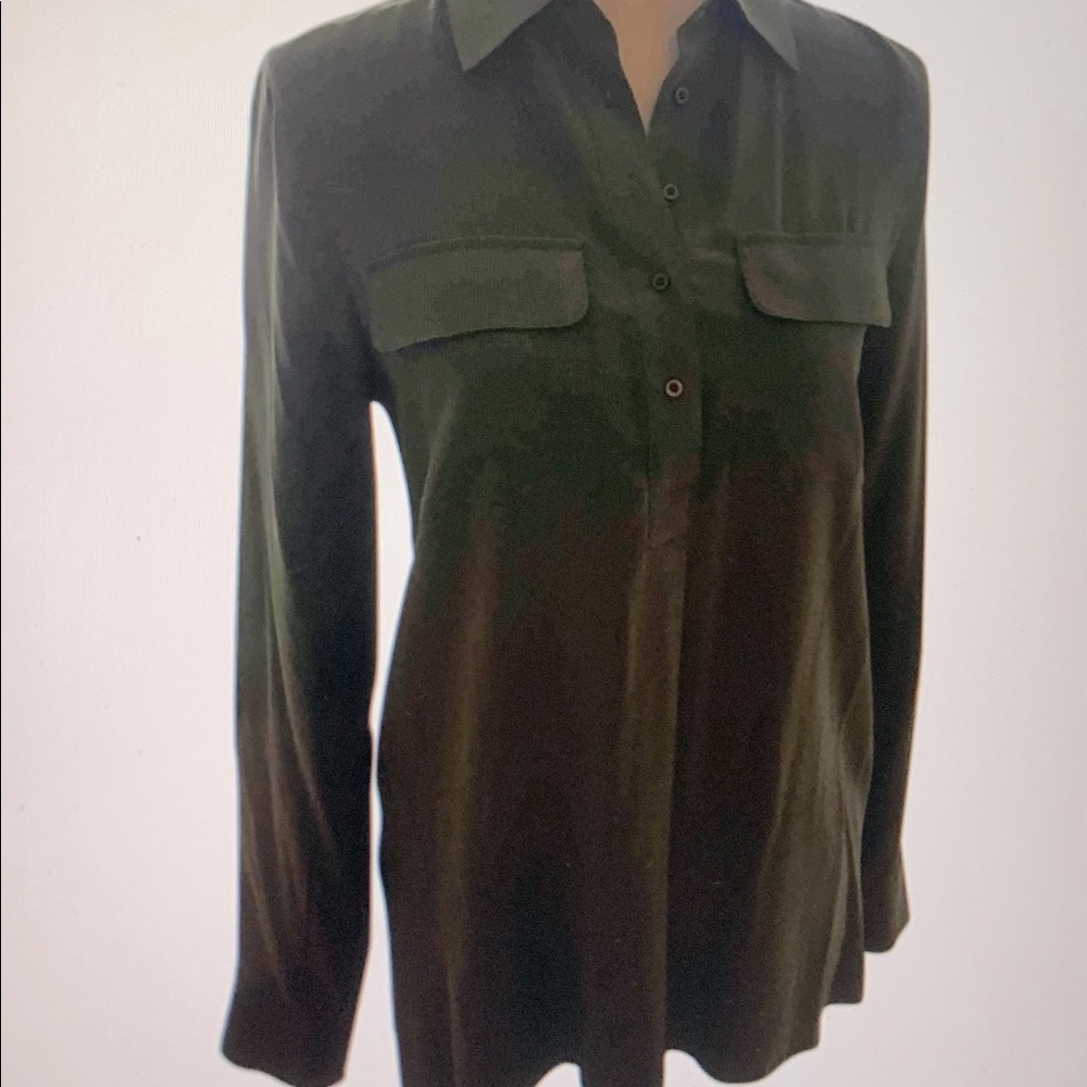 maje silk blouse